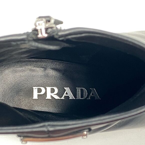 Prada Leather Zip Ankle-Booties - Picture 11 of 14